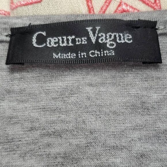 Coeur De Vaque 2XL Gray Tunic - Picture 4 of 6